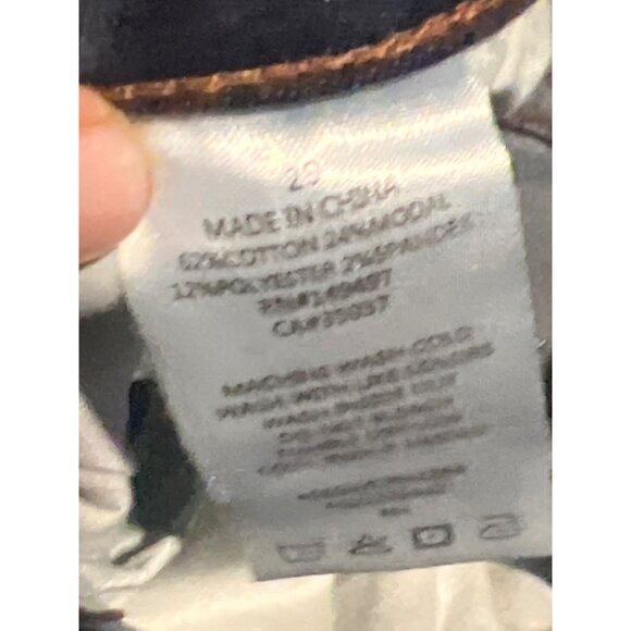 Sam Edelman The Stiletto Boot High Rise Bootcut Jeans Size 29 Blue Denim‎ Frayed - Picture 6 of 7